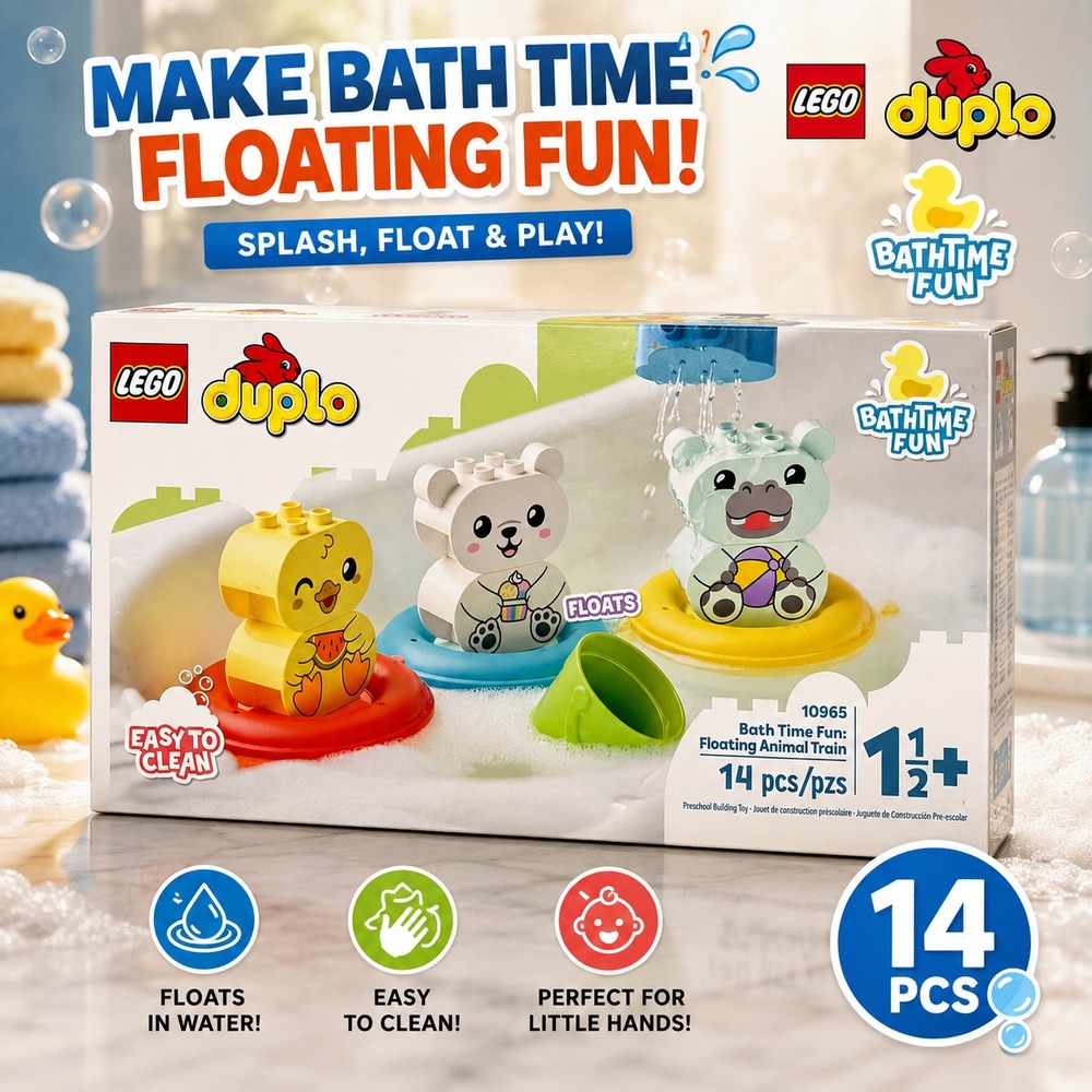 LEGO DUPLO/BATH TIME FUN/FLOATING ANIMAL TRAIN/10965/MSLD082626